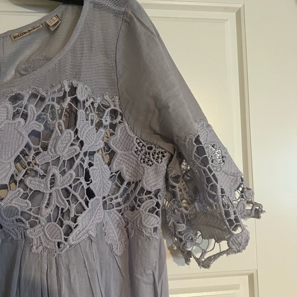 Anthropologie Holding‎ Horses Magnolia Dress in Lilac 6 - Picture 6 of 6